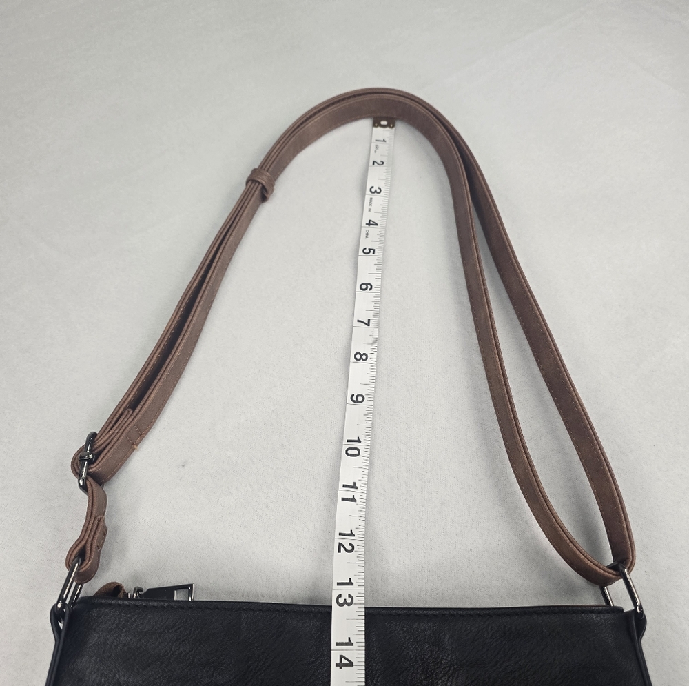 Masintor Vegan Leather Crossbody Shoulder Bag - Picture 15 of 16